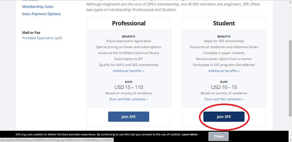 SPE Registration