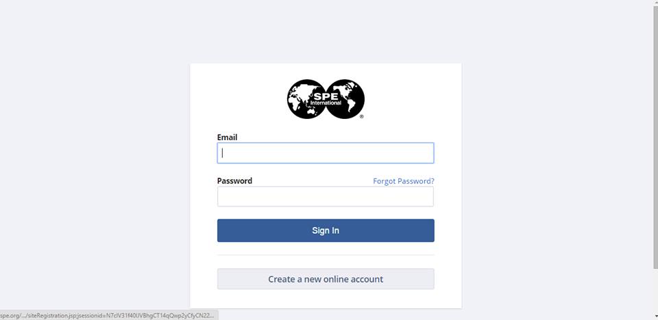 SPE Register Button